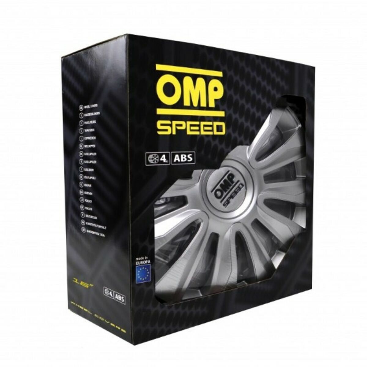 Poklice OMP Magnum Speed Stříbřitý 16" (4 uds)